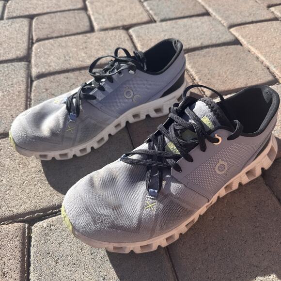 Womens On Cloud X Nimbus/White Running Training Shoes Size 8 - Picture 2 of 10